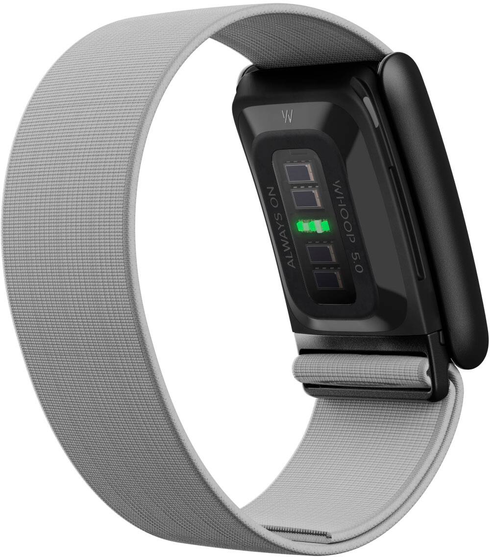 The text on the image reads "WHOOP 5.0."