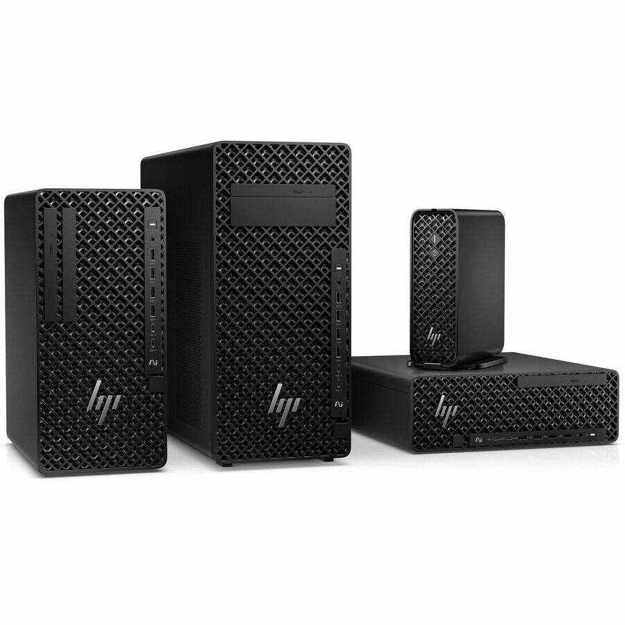 Alt View 7. HP - HP Z2 Mini G1i - Intel Ultra 7 265 - 64GB DDR5 - 1TB - RTX 2000 16GB - Win 11 Pro - Wi-Fi 7 (D32G2AT#ABA) - Black.