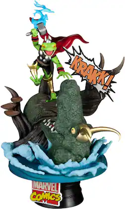 Beast - Kingdom - Marvel Comics - D-Stage - Throg Special Edition 6" Statue - COLLECTIBLES - Multicolor
