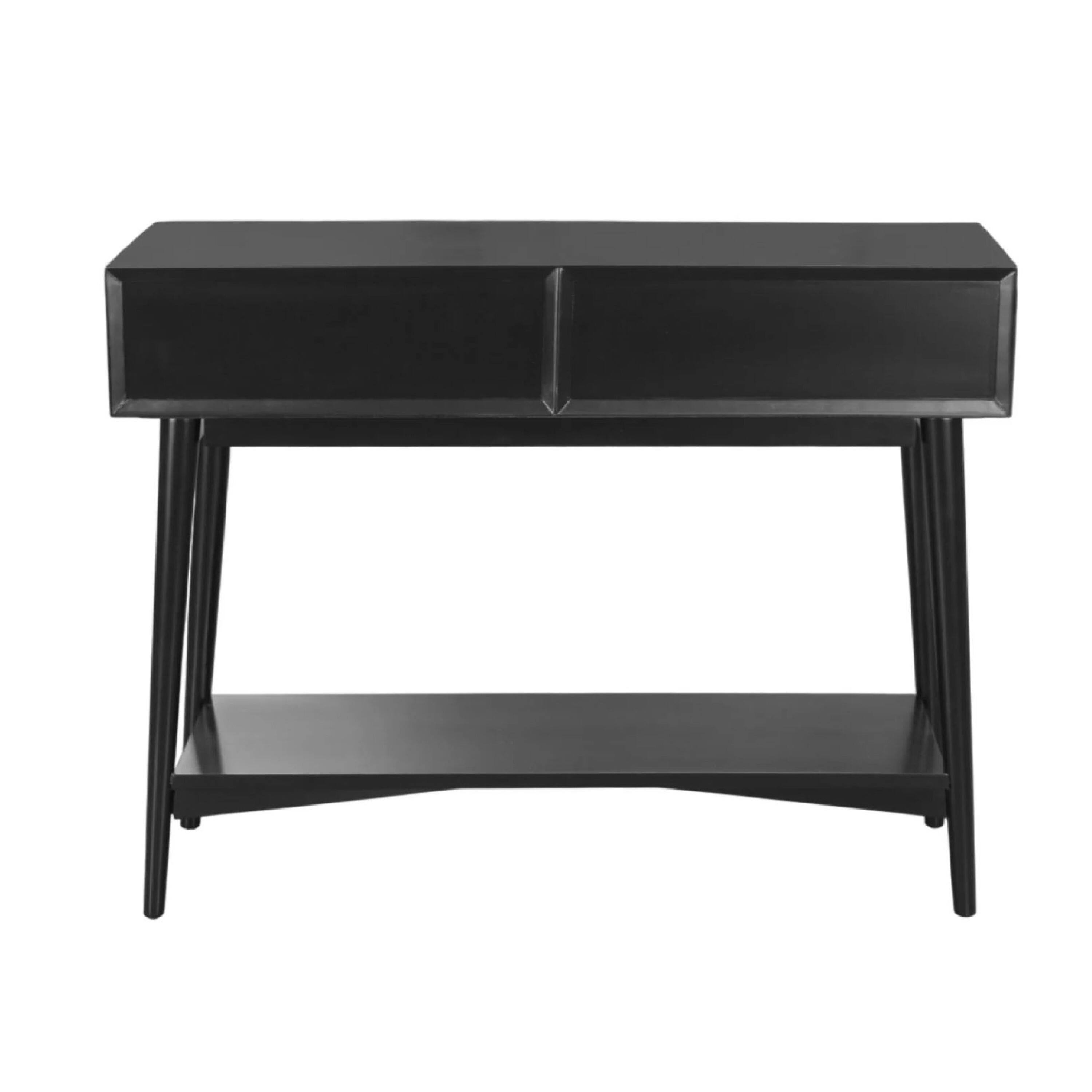 Manhattan Lane Ian Console Table, 2 Drawers w Shelf, 42 Inch ...