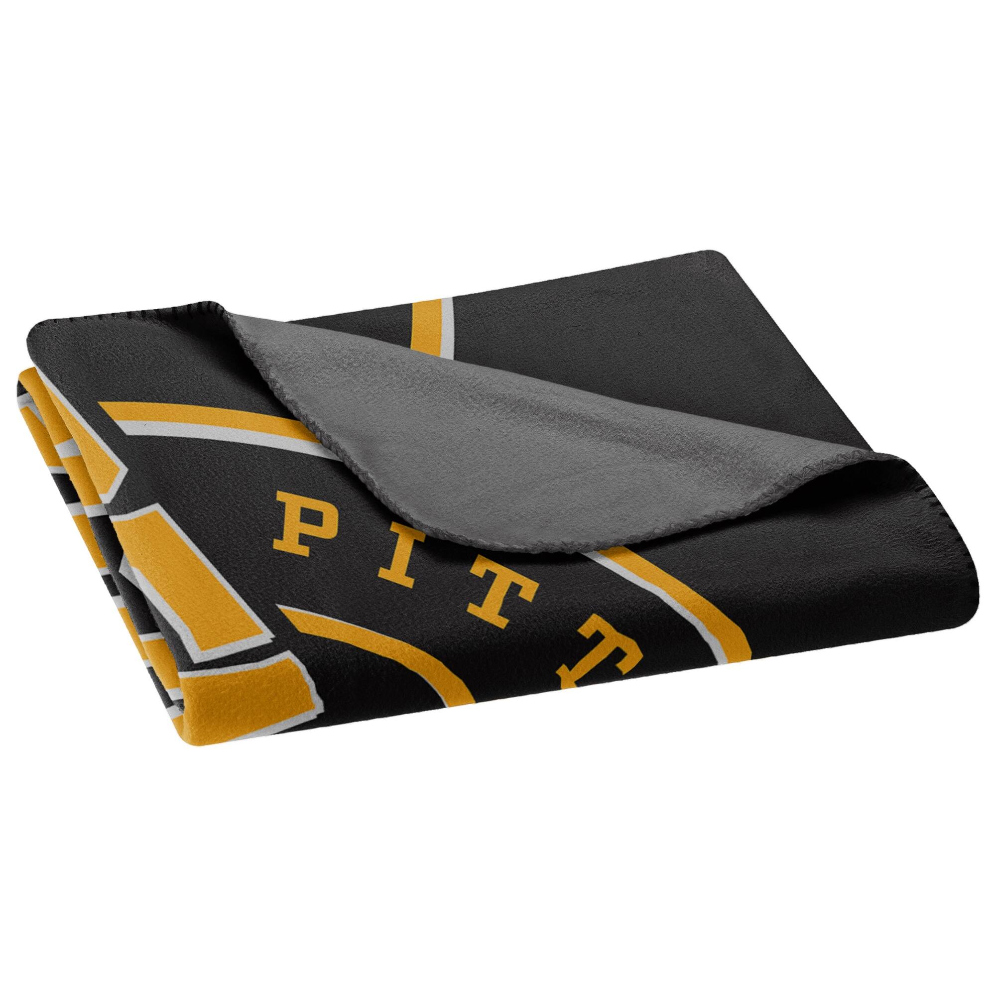 Alt View 2. Northwest - Pittsburgh Penguins 50" x 60" Campaign Fleece Throw - Black.