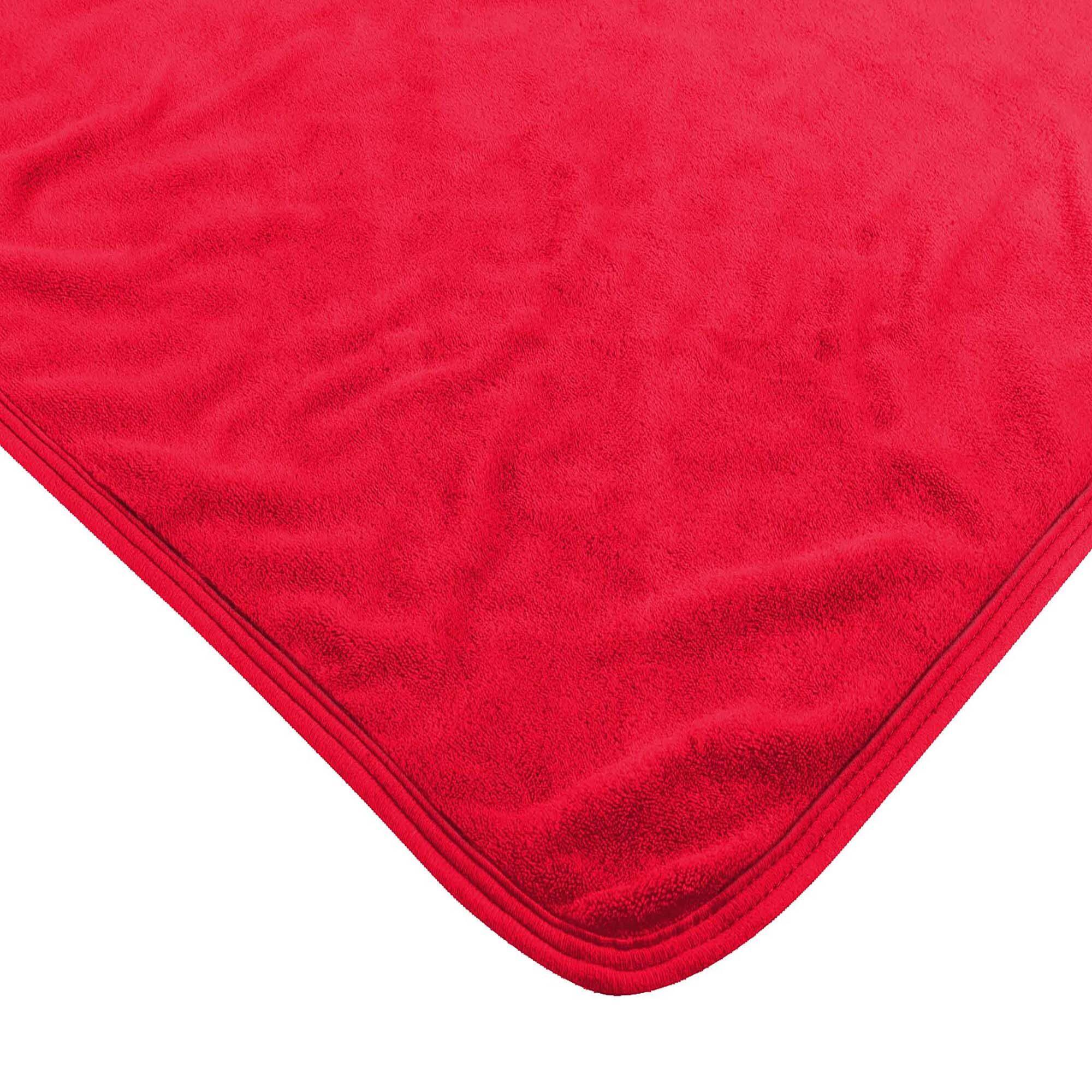 Alt View 1. Sweet Home Collection - NBA Chicago Bulls 46" x 60" Raschel Throw Blanket - Red.