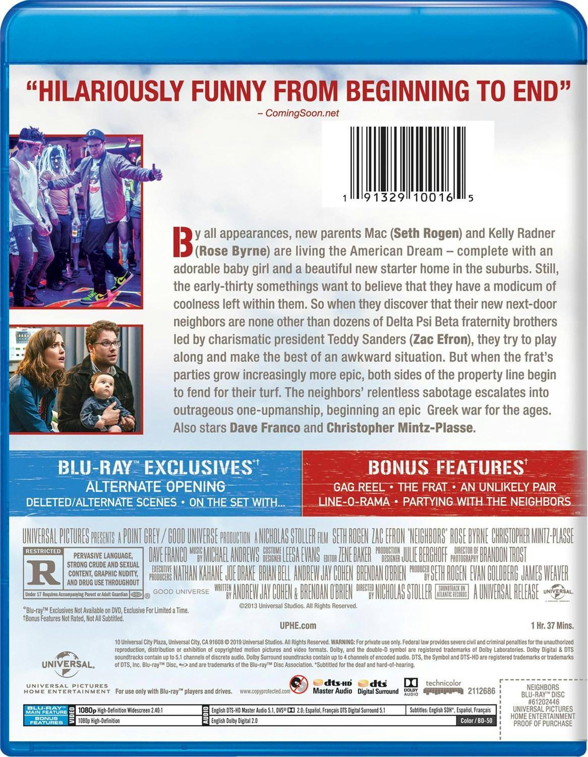 Back. Neighbors [Blu-ray].