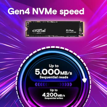 Crucial P3 Plus 2TB Internal SSD PCIe Gen 4 x4 NVMe CT2000P3PSSD8 Crucial P3 Plus 2TB Internal SSD PCIe Gen 4 x4 NVMe CT2000P3PSSD8