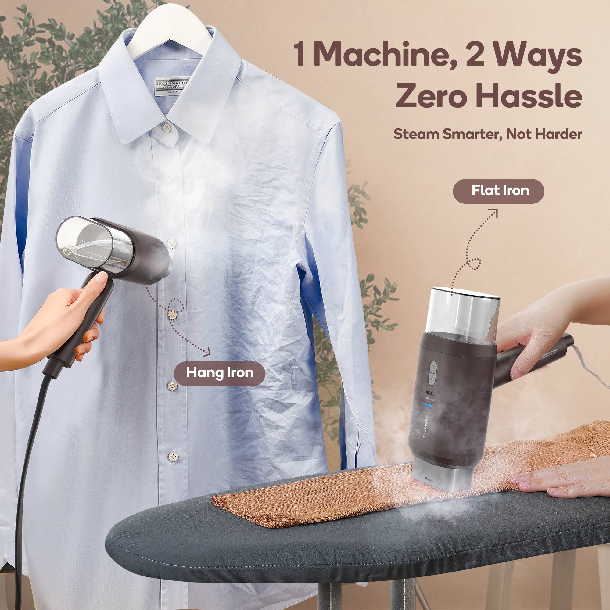 I1A7 | 1 Machine, 2 Ways Zero Hassle | Steam Smarter, Not Harder | Flat Iron | Hang Iron