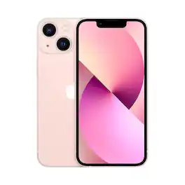 Apple - Refurbished Excellent - iPhone 13 A2482 (Fully Unlocked) 128GB Bundle with Pre-Installed Tempered Glass - Pink