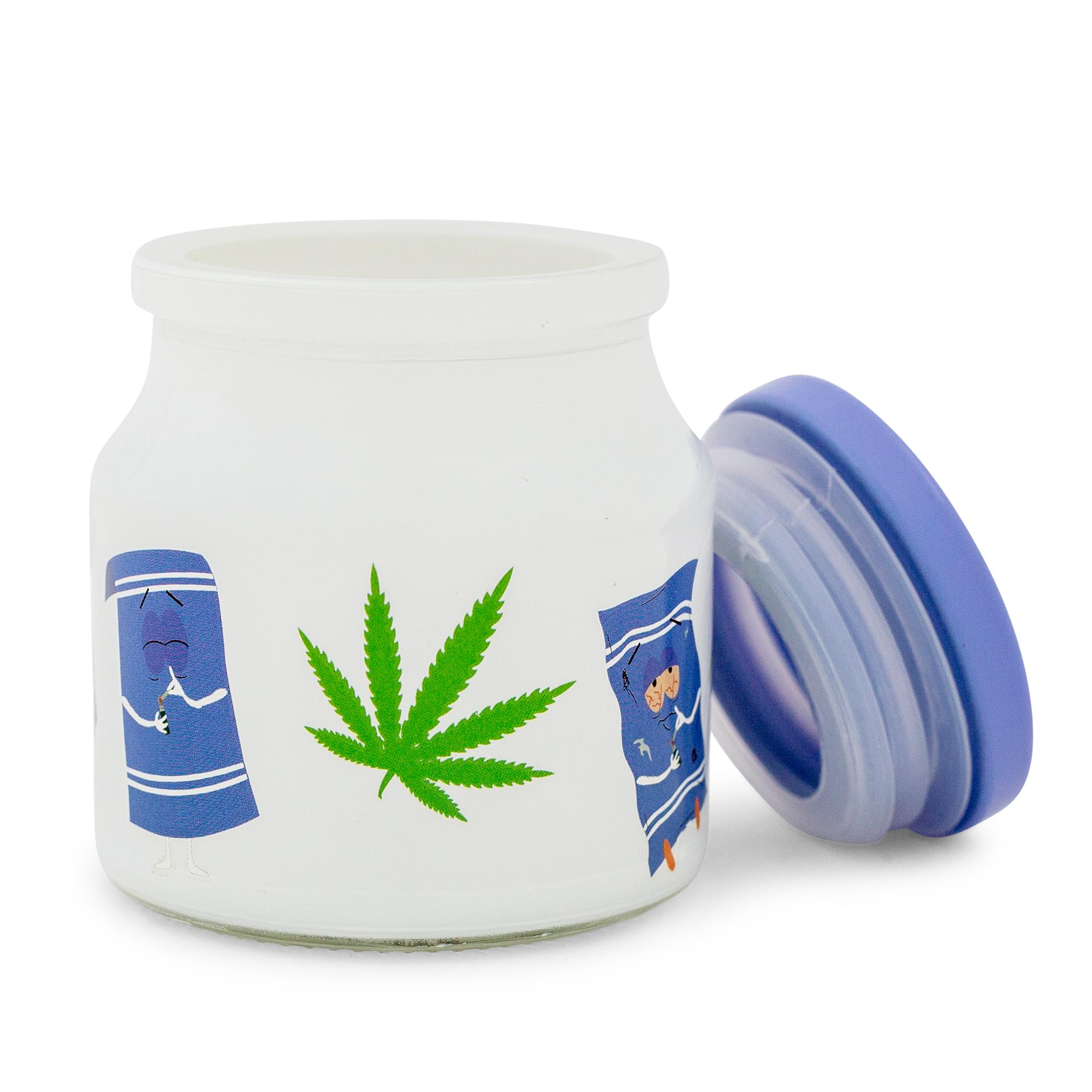 Alt View 10. Silver Buffalo - South Park Towelie Glass Storage Jar With Lid | Holds 5 Ounces - Blue.