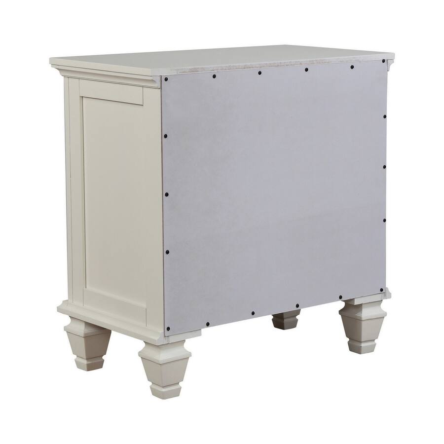 Pull Out Collection Tray Manhattan Lane Lila 30 Inch Nightstand with Slide Out Tray, Felt Lined ...