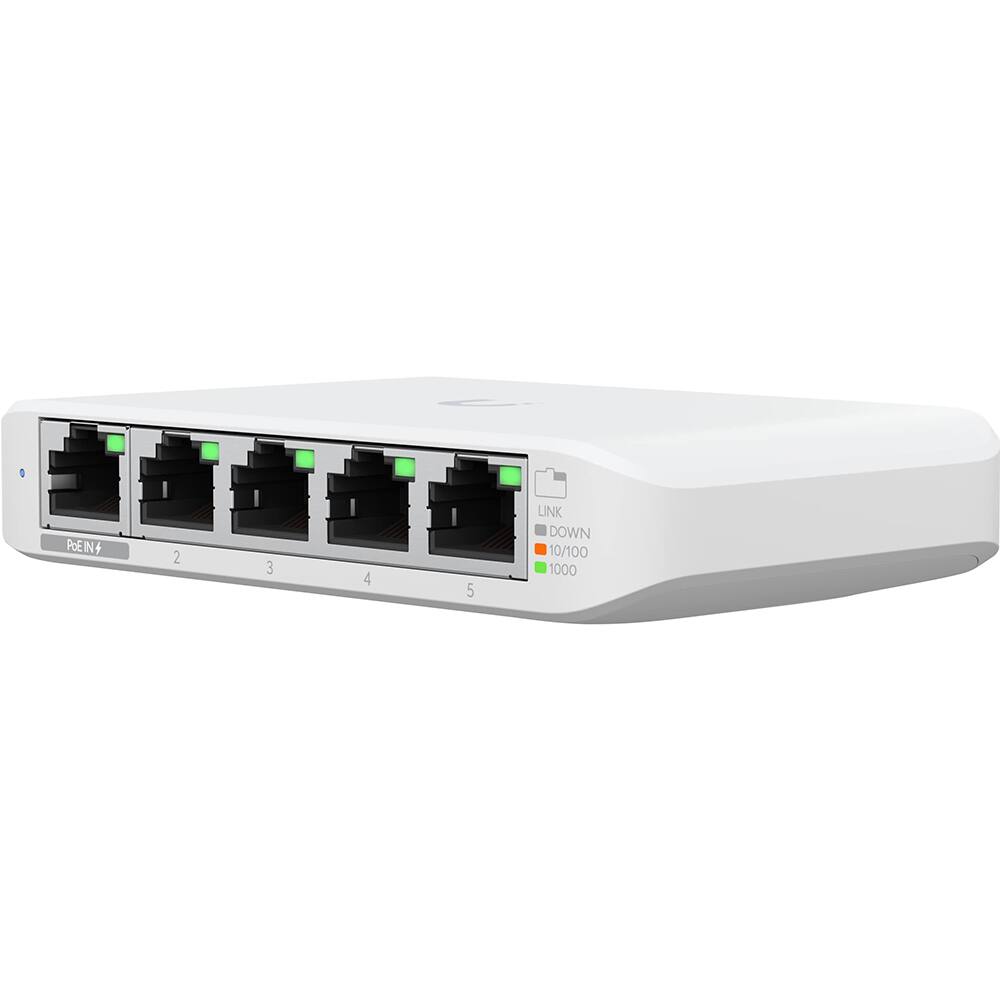 Ubiquiti - Flex Mini 5-Port Gigabit Managed Switch (5-Pack) USW-Flex-Mini-5 - White
