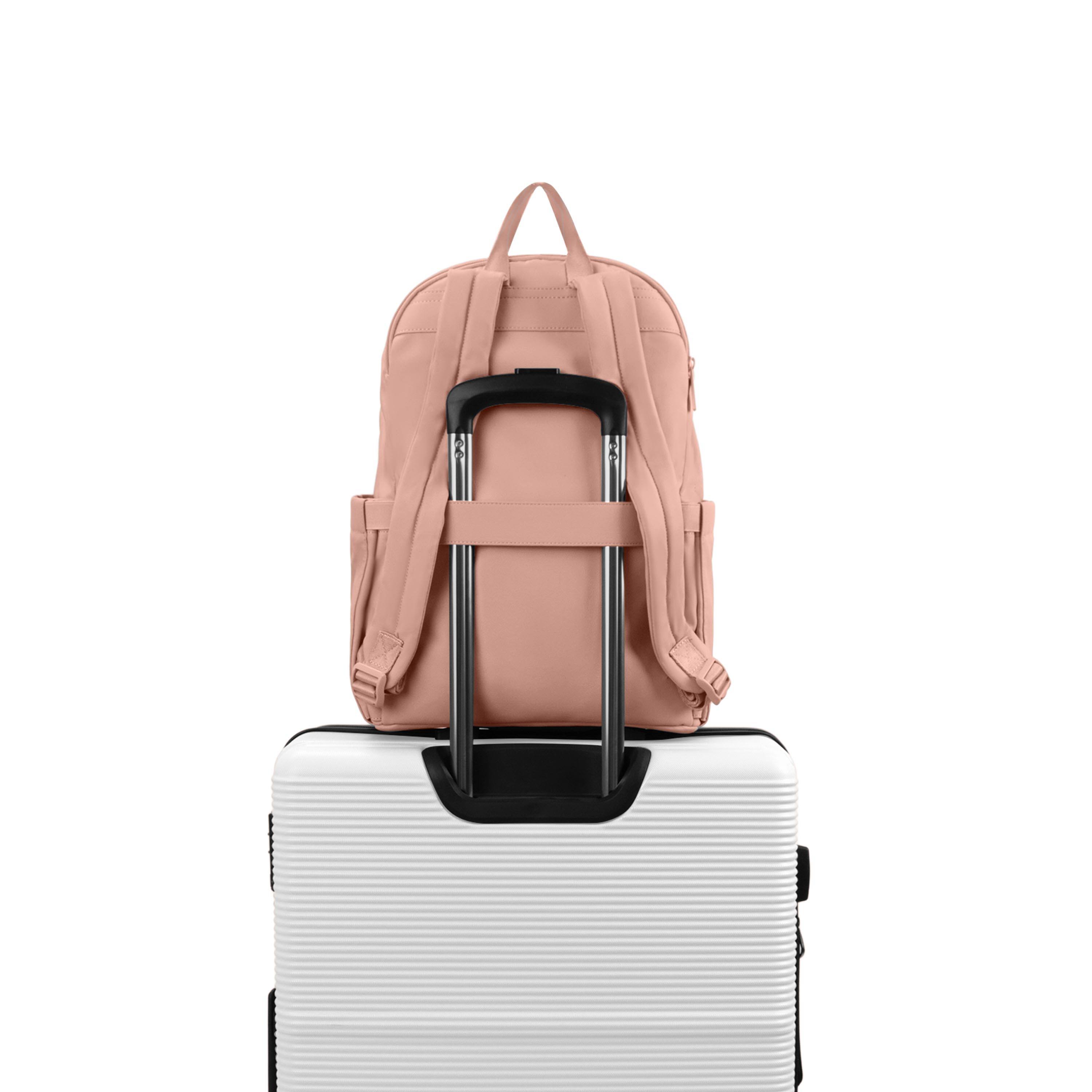 Alt View 1. Bugatti - Brussels Backpack - PINK.
