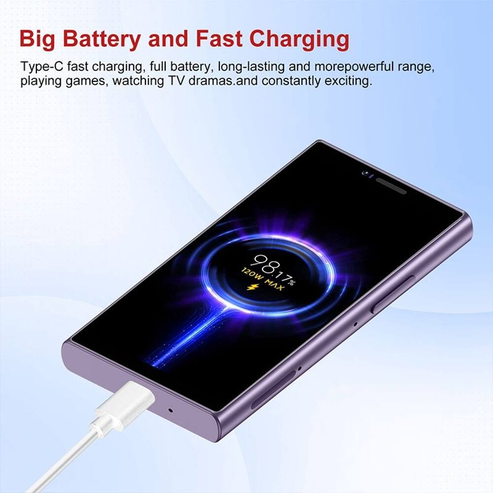 Big Battery and Fast Charging

Type-C fast charging, full battery, long-lasting and more powerful range, playing games, watching TV dramas, and constantly exciting.

120W 98.17% MAX