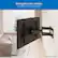Strong Dual Arm Design
Prevents the TV from sagging
TV size shown: 65"