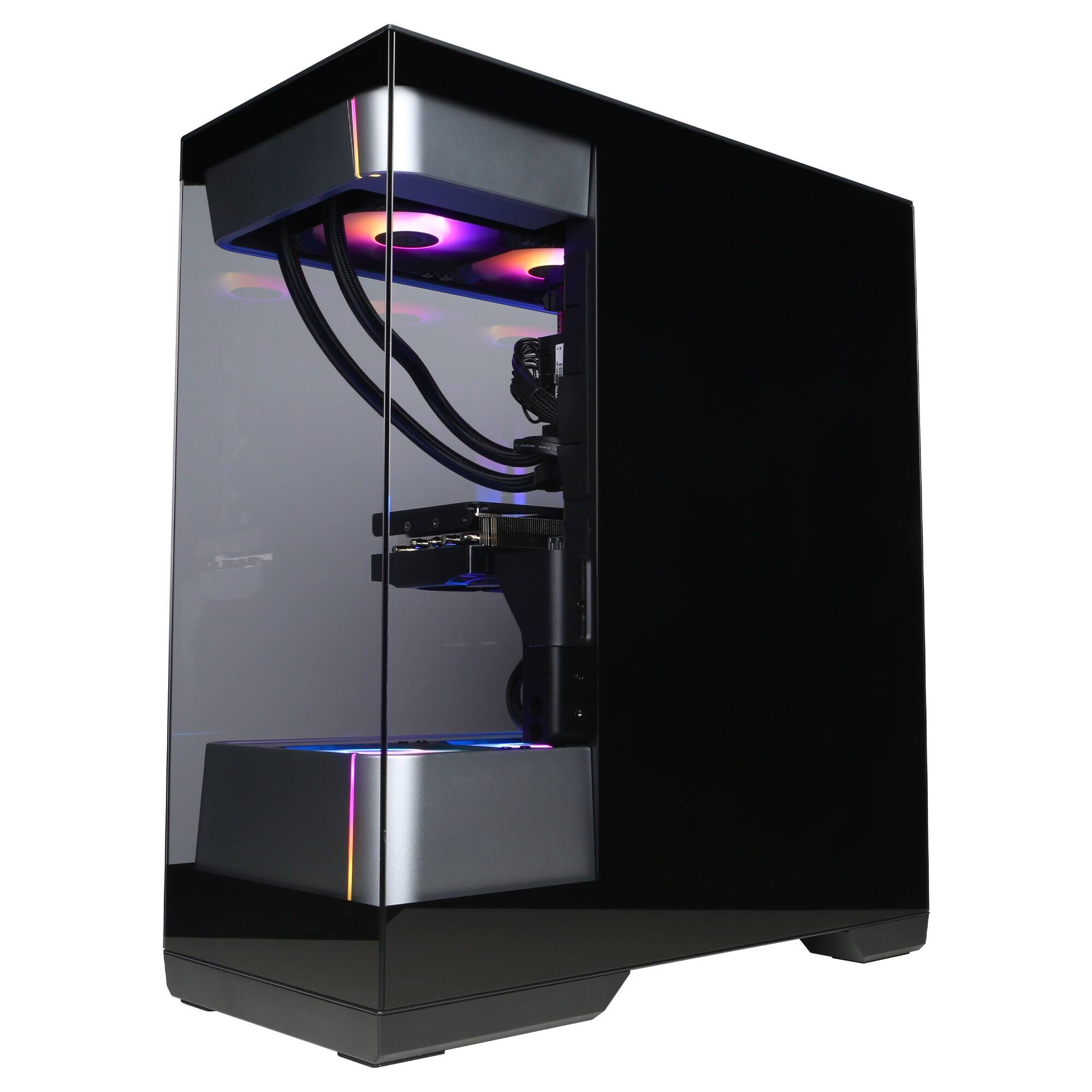 Alt View 4. CyberPowerPC - Gaming Desktop - Intel Core Ultra 7 270K Plus - NVIDIA GeForce RTX 5080 16GB - 32GB DDR5 - 2TB PCIe 4.0 SSD - Black.