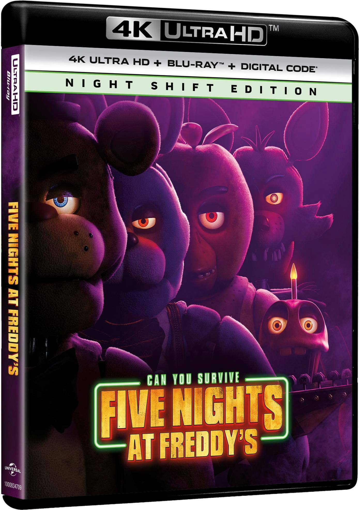 Angle. Five Nights at Freddy's   - 4K Blu-Ray.