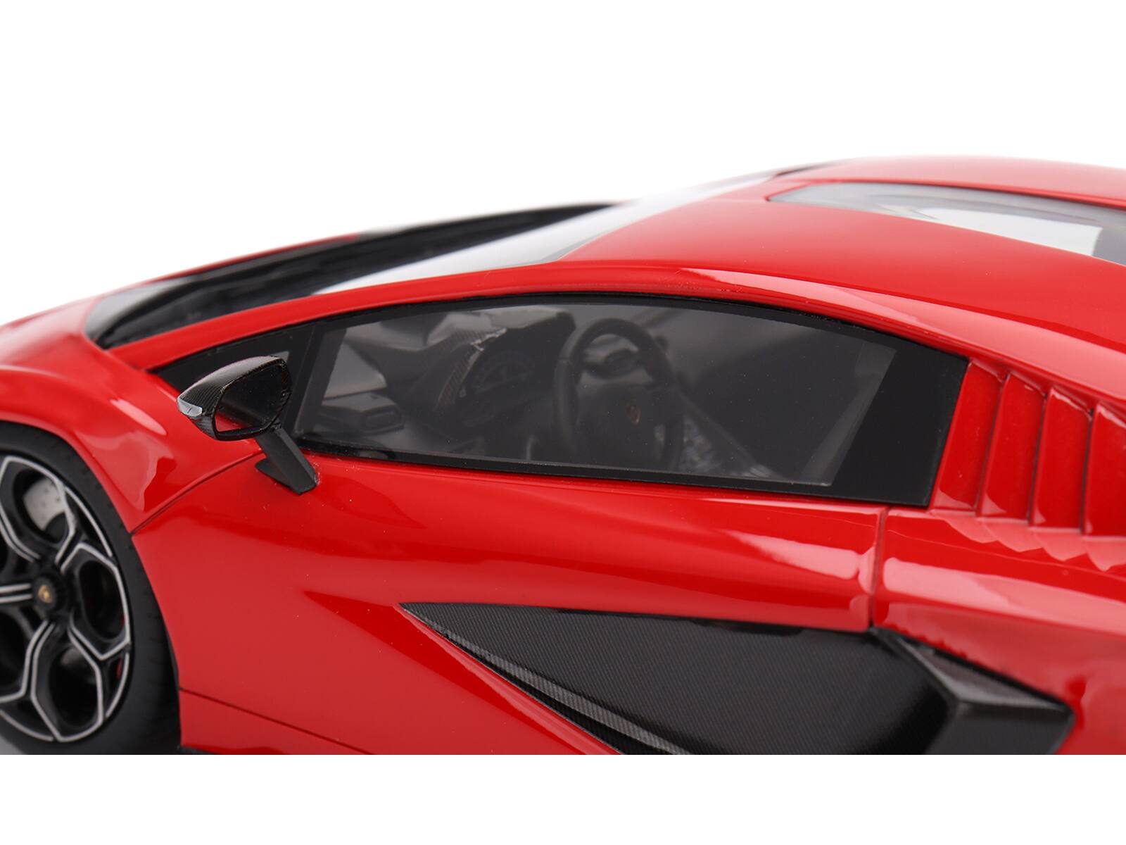 Alt View 1. Top Speed - Lamborghini Countach LPI 800-4 Rosso Mars Red 1/18 Model Car by Top Speed.
