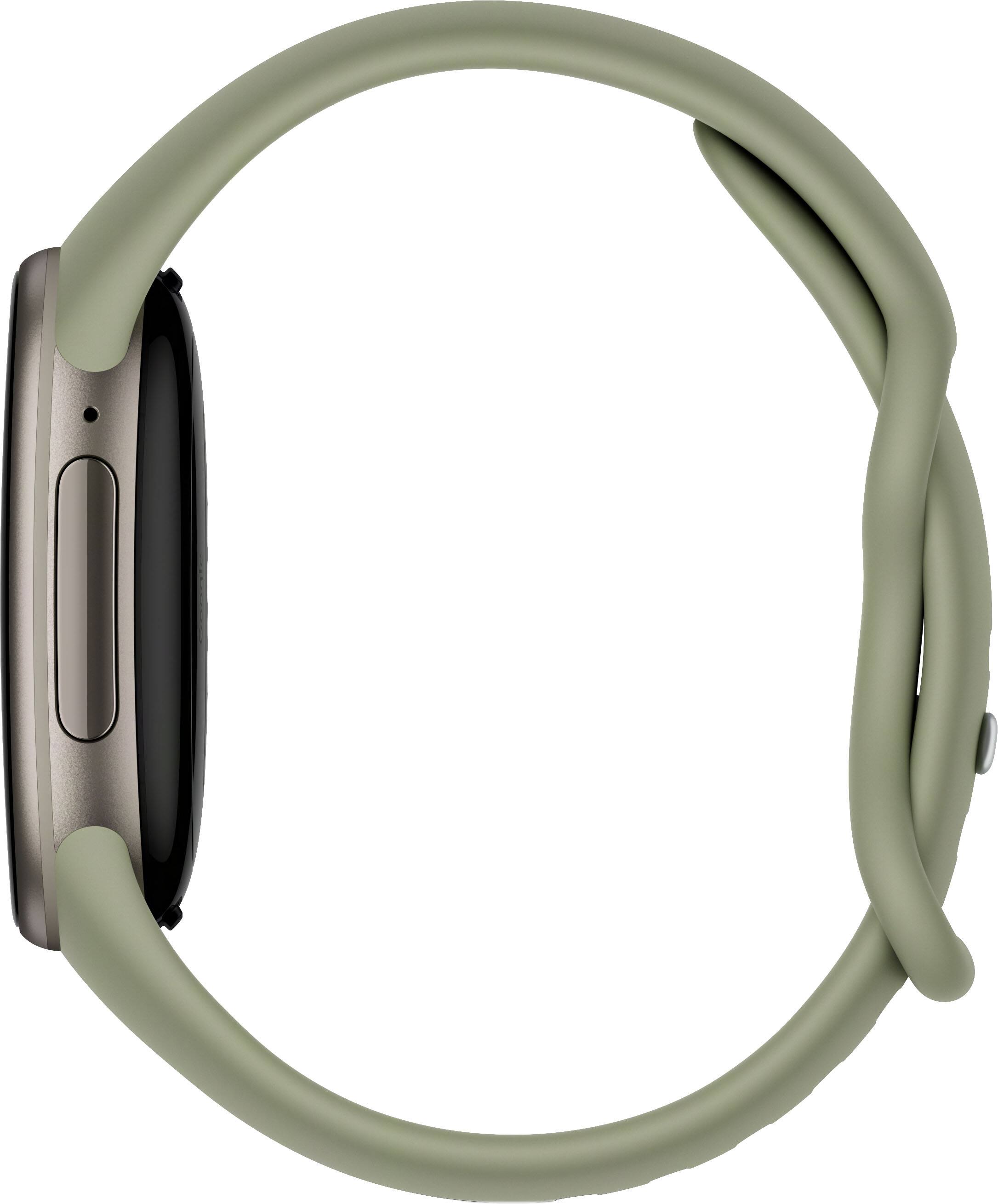 Alt View 3. Google - Fitbit Edge - Advanced Fitness & Health Tracker with Colored Display - Works with Android and iOS - Olive.