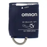 Omron - Omron® Intelli Sense® Blood Pressure Monitor Cuff, Medium - Blue - Front_Zoom