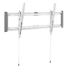 Mount-It! - Ultra Slim Heavy-Duty TV Wall Mount for 43"–90" TVs, Steel Bracket, Low-Profile Design - White