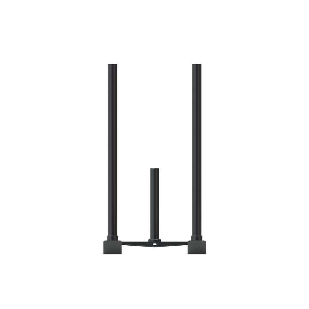 Alt View 2. Power Systems - Granite Series Sled for Strength Conditioning - 3' Push Poles Holds Up to 330 lbs - Black.