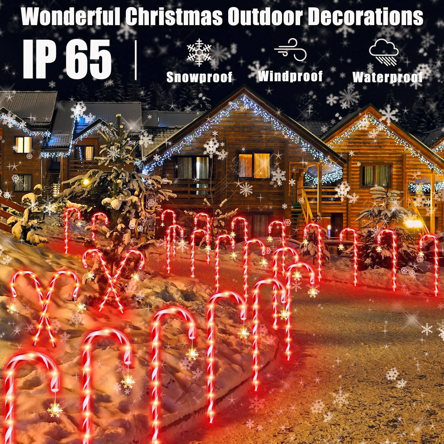 Wonderful Christmas Outdoor Decorations  
IP 65  
Snowproof | Windproof | Waterproof