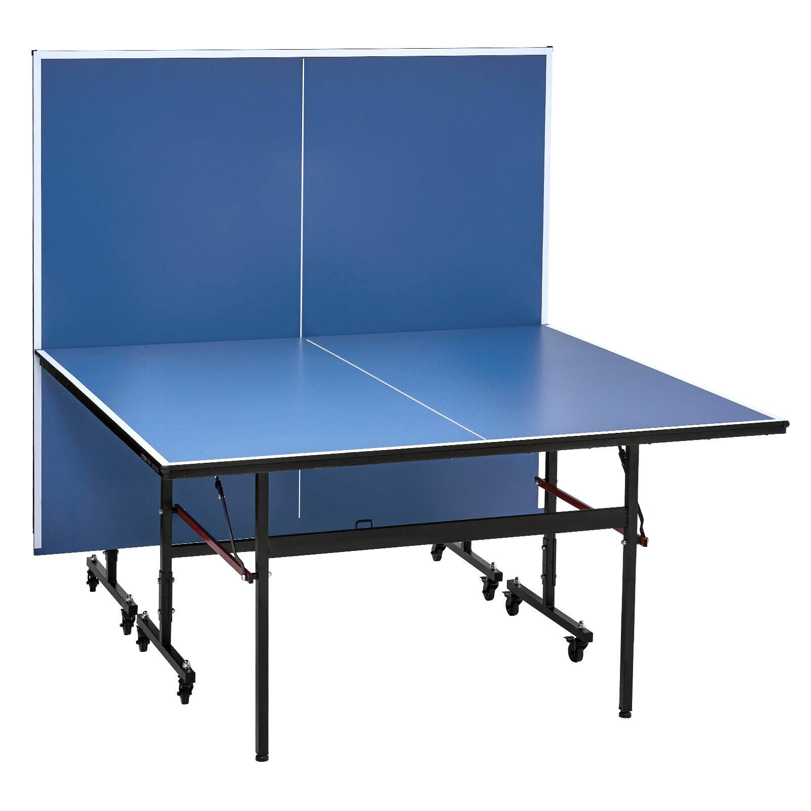 Alt View 5. VEVOR - Ping Pong Table, Professional Table Tennis Game, Indoor MDF Portable Table Tennis Table, Foldable Ping Pong Table - Blue.