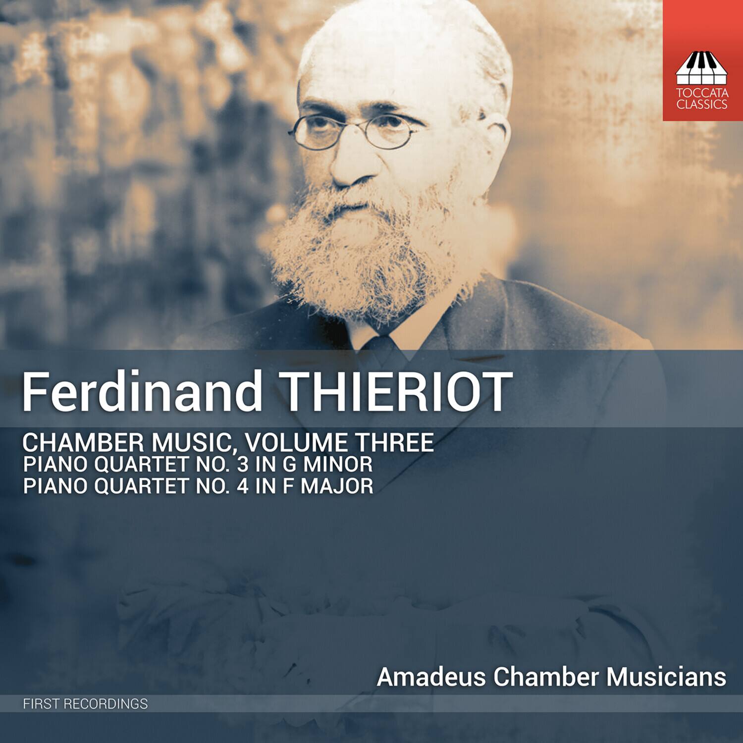 Ferdinand THIERIOT

CHAMBER MUSIC, VOLUME THREE  
PIANO QUARTET NO. 3 IN G MINOR  
PIANO QUARTET NO. 4 IN F MAJOR

Amadeus Chamber Musicians

FIRST RECORDINGS