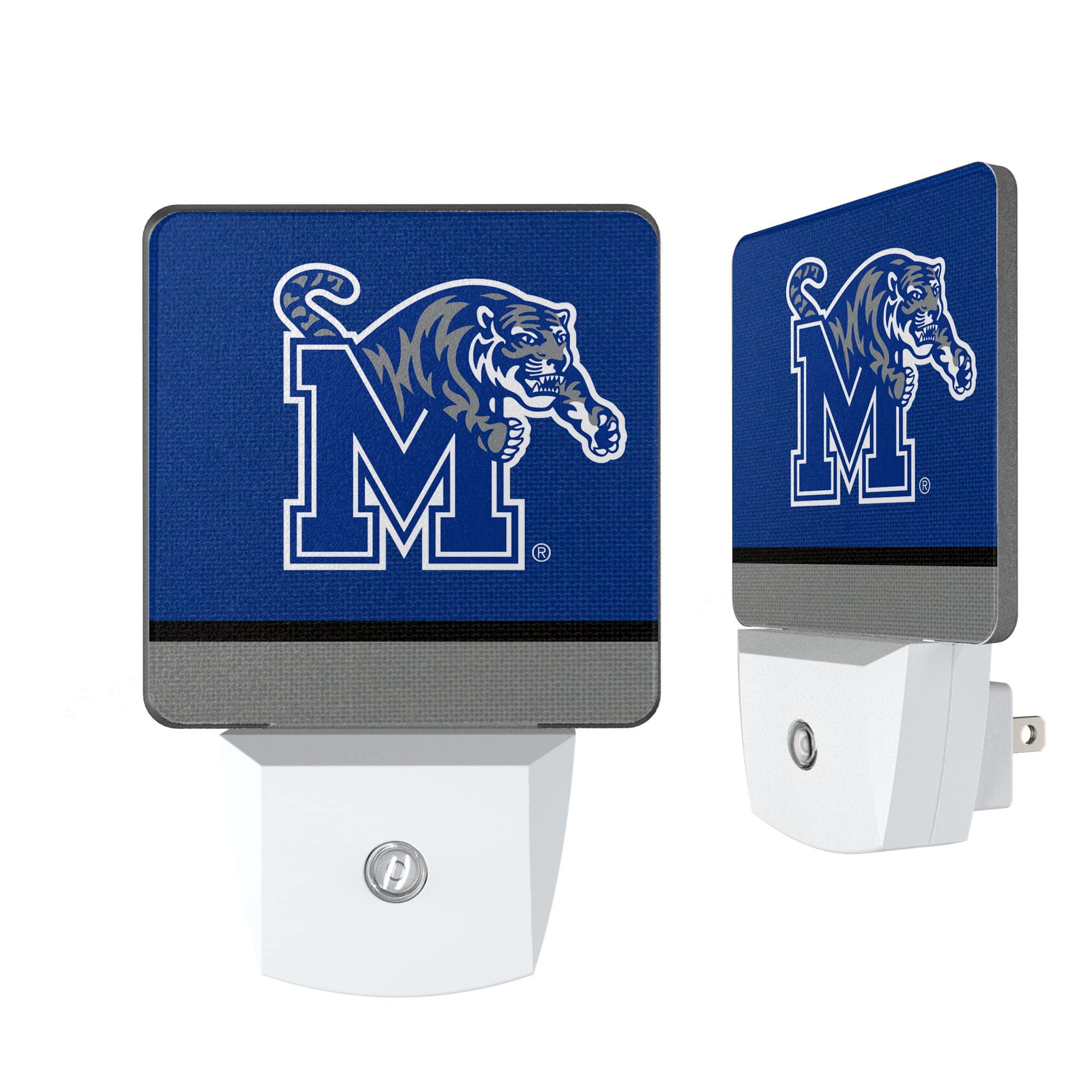 Keyscaper - Memphis Tigers Stripe Design Nightlight 2-Pack - Multicolor