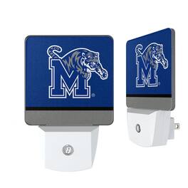 Keyscaper - Memphis Tigers Stripe Design Nightlight 2-Pack - Multicolor