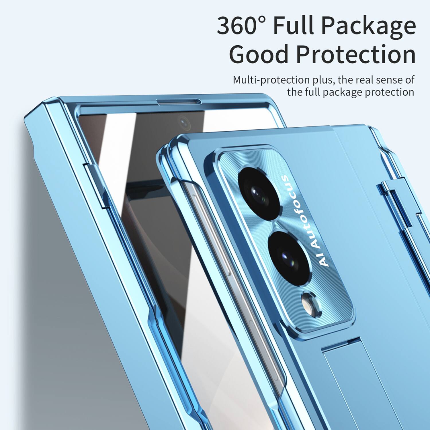360° Full Package Good Protection  
Multi-protection plus, the real sense of the full package protection  
AI Autofocus