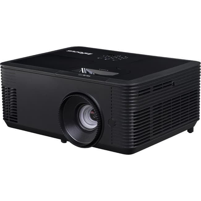 InFocus - IN2134 3D Long Throw DLP Projector - 4:3 - 1024 x 768 - Front, Ceiling - 720p - 5000 Hour Normal Mode - 10000 - Black