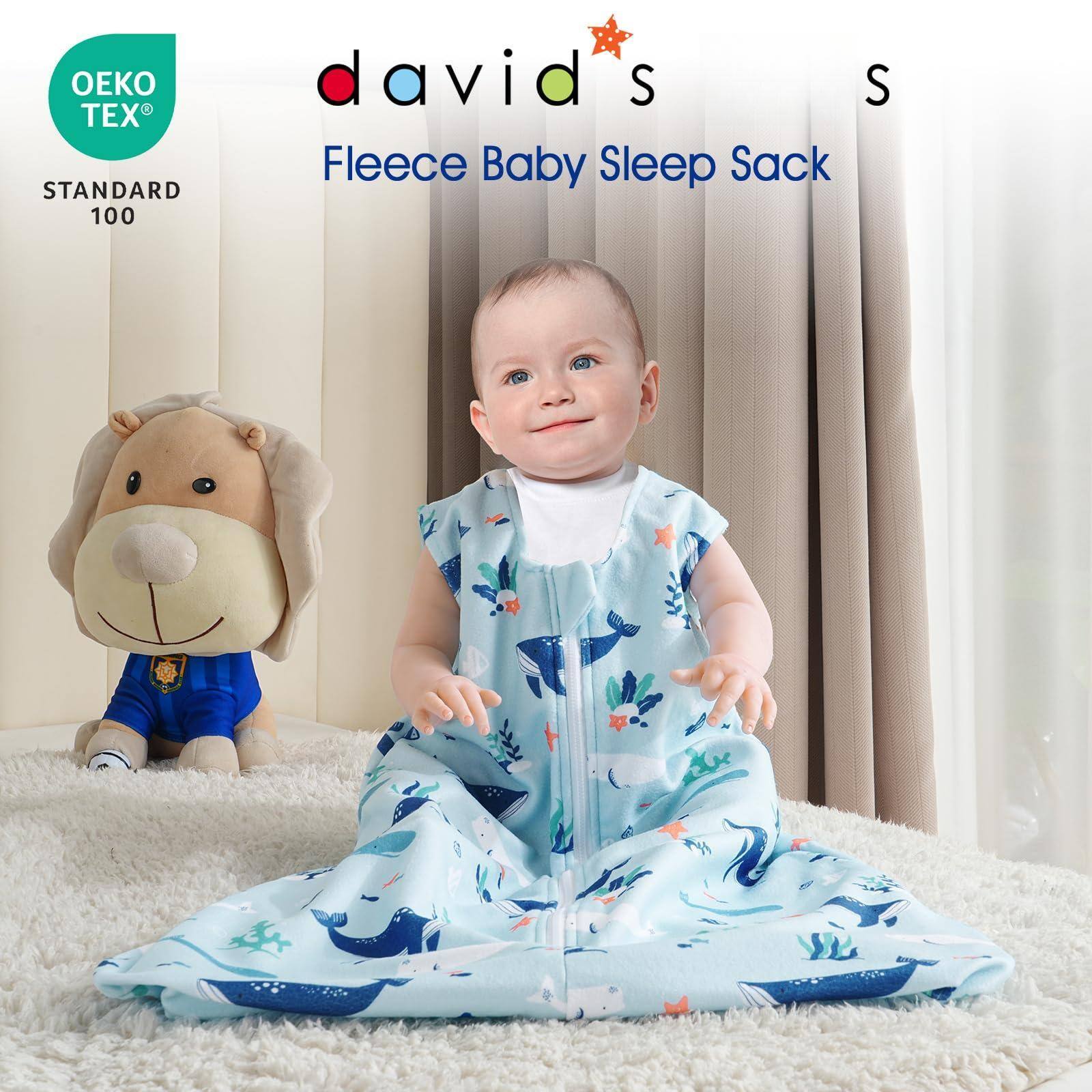 david's  
Fleece Baby Sleep Sack  
OEKO TEX® STANDARD 100