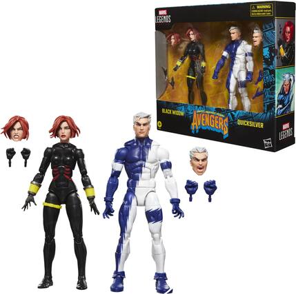 MARVEL LEGENDS SERIES
WARNING: CHOKING HAZARD - Small parts. Not for children under 3 years.
BLACK WIDOW
AVENGERS
QUICKSILVER