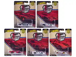 "Vintage Racing" 5 piece Set "Car Culture" 2026 Series T Diecast Model Cars by Hot Wheels