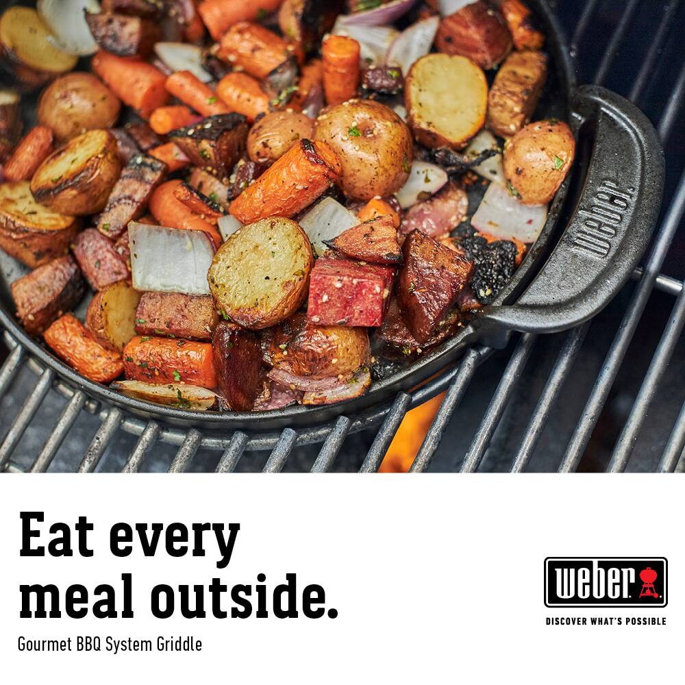 Eat every meal outside.

Gourmet BBQ System Griddle

weber
DISCOVER WHAT'S POSSIBLE