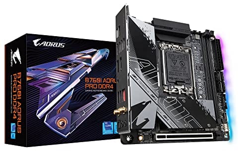 GIGABYTE - Ultra Durable B760I AORUS PRO DDR4 Gaming Desktop Motherboard