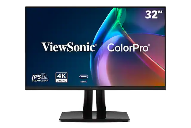 32" ViewSonic ColorPro IPS Super CLEAR 4K UltraHD USB-C