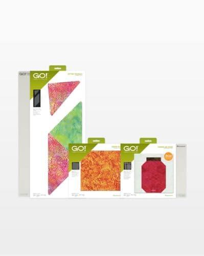 Left. AccuQuilt - Canning Jar Pieced-8 Finished Essentials Die Bundle - Multicolor.