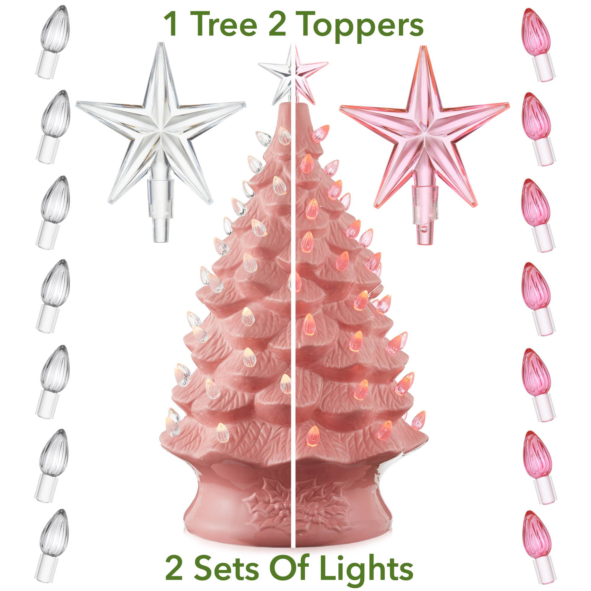 1 Tree  
2 Toppers  
2 Sets Of Lights