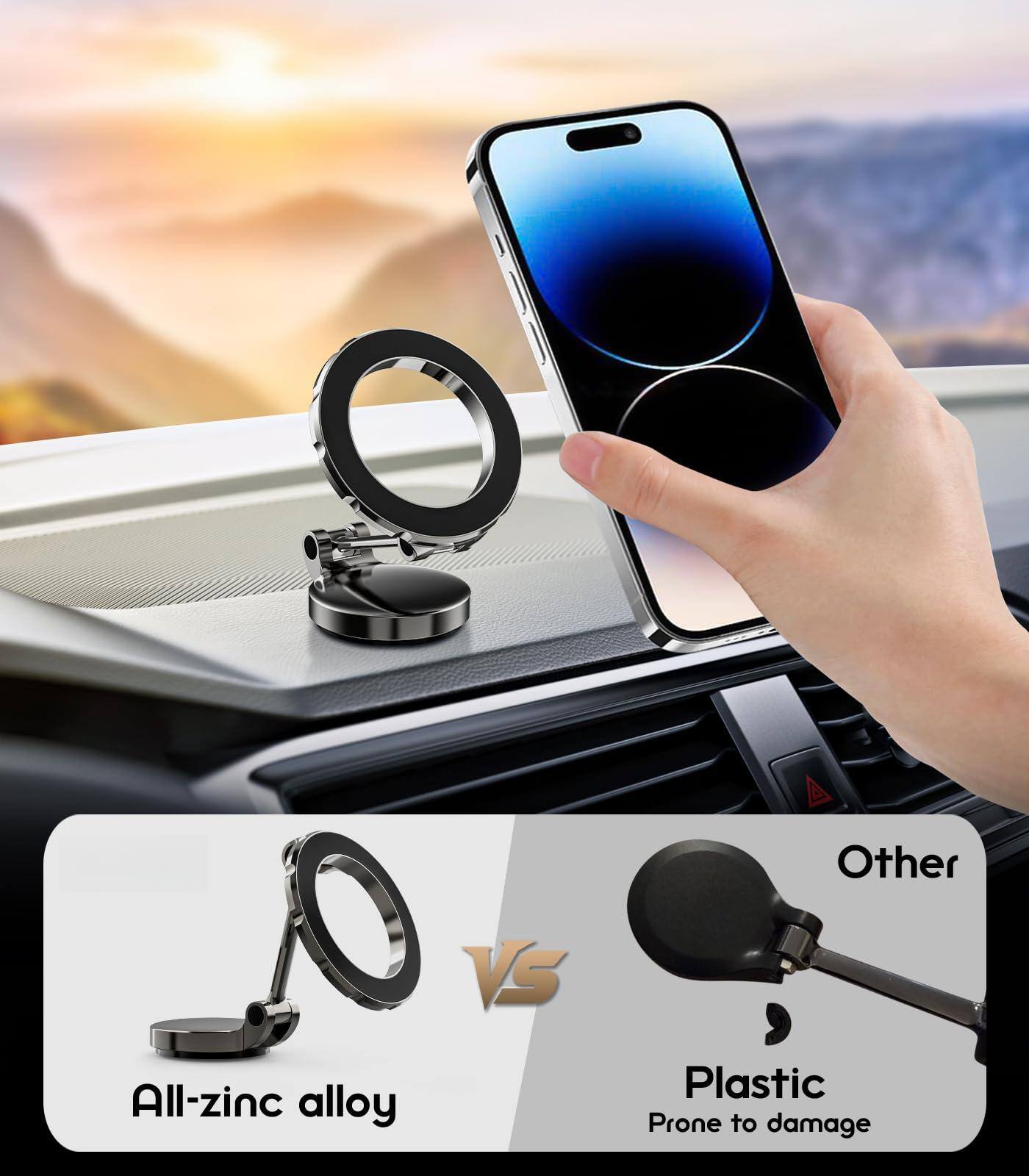 All-zinc alloy vs Plastic  
Prone to damage