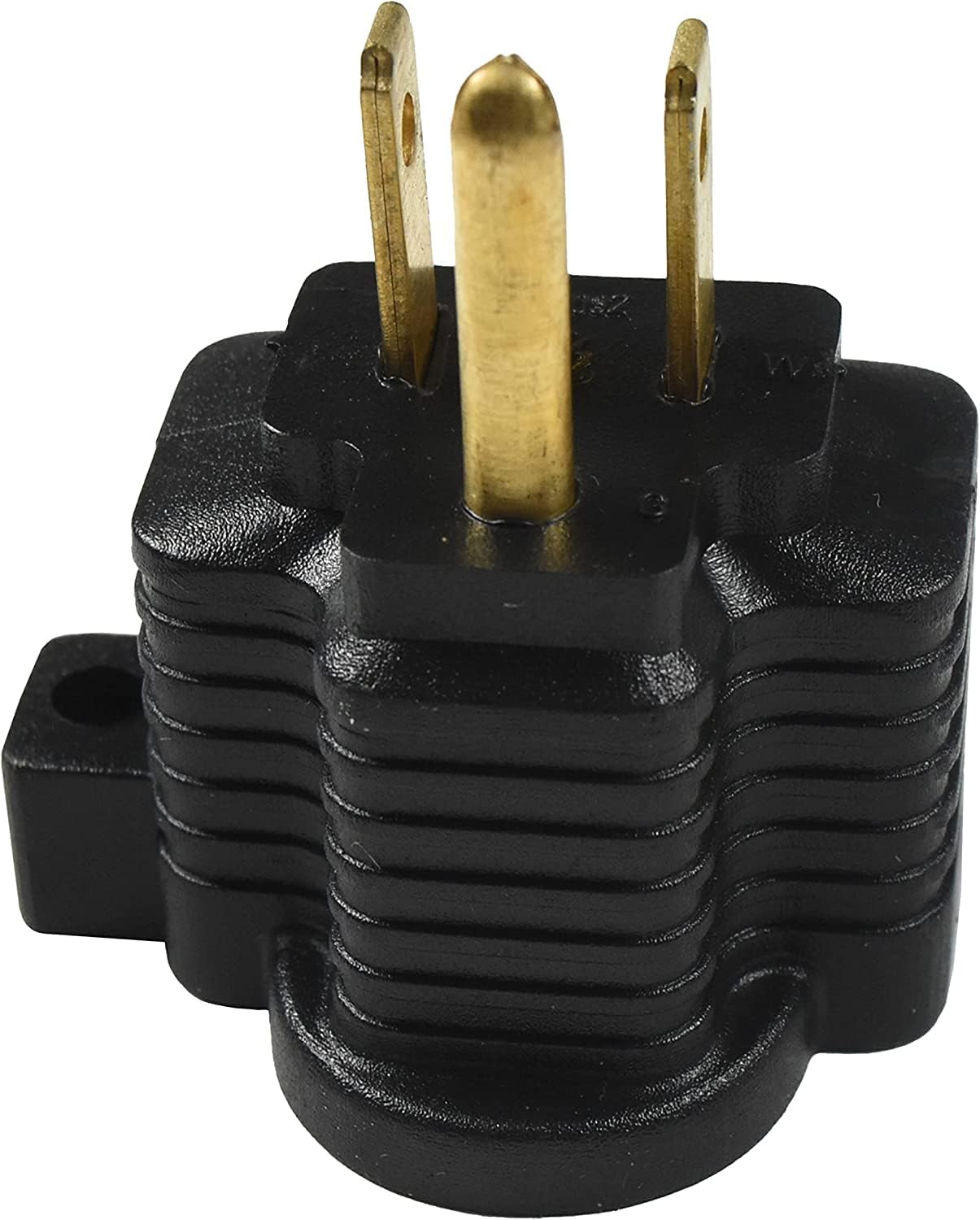 Alt View 2. HQRP - HQRP 2-Pack 15-Amp Household Plug to 20-Amp NEMA 5-15P to 5-15R/5-20R Plug Adapter 15-Amp to 20-Amp T-Blade - black.