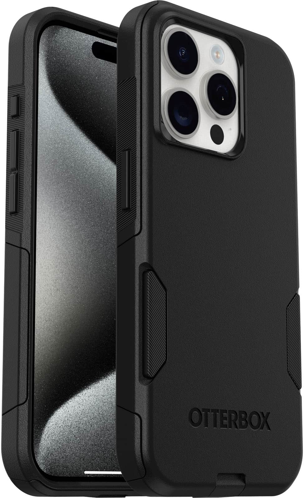 Alt View 1. OtterBox - Commuter Series Hard Shell for MagSafe for Apple iPhone 15 Pro - Black.