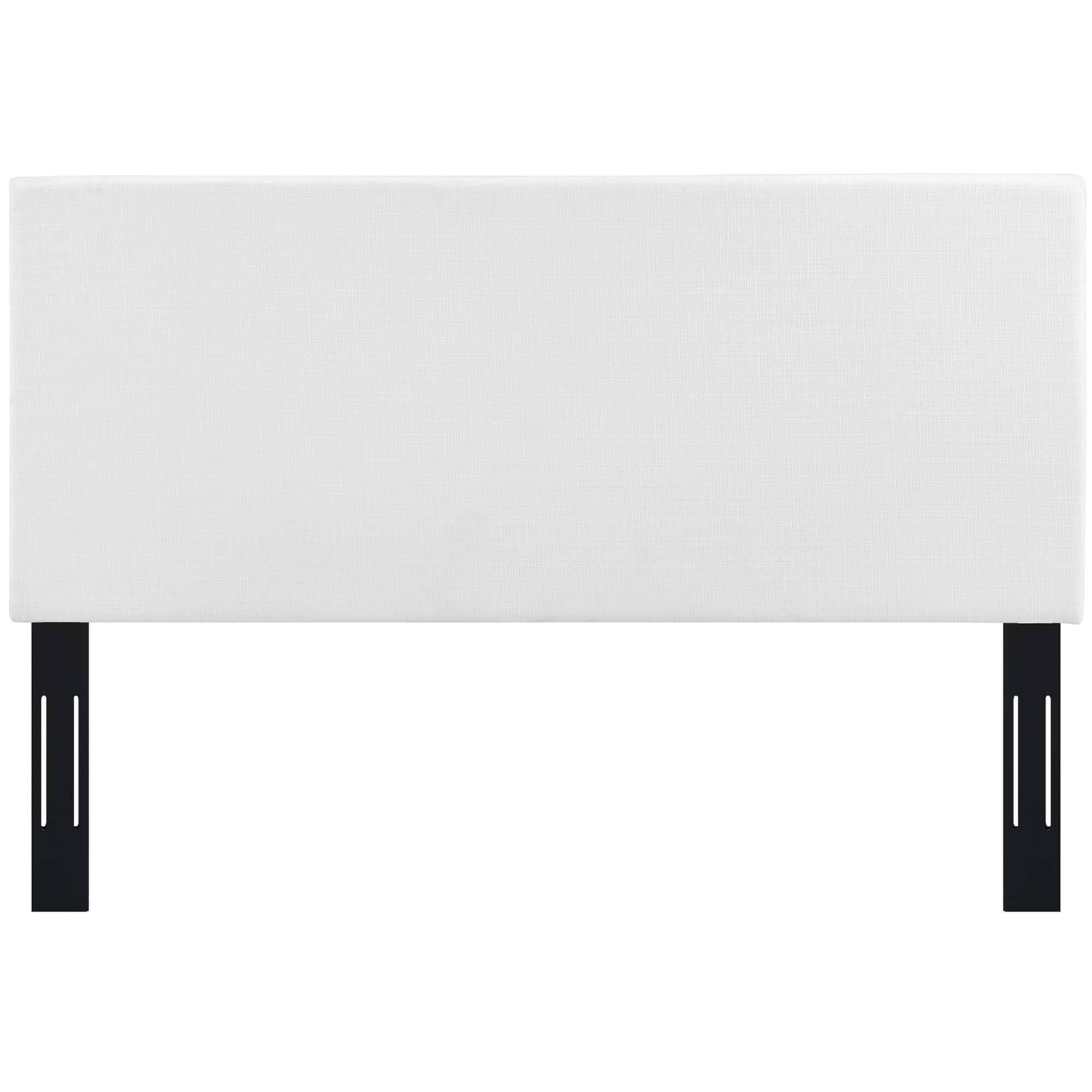 Alt View 2. Modway - Taylor Upholstered Linen Fabric Full / Queen Headboard by Modway - White.