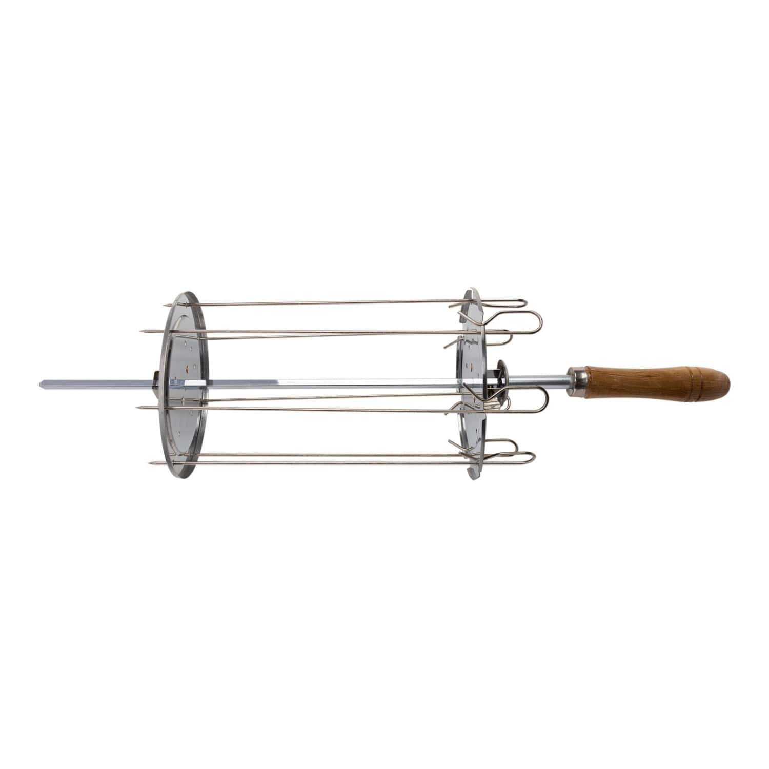 ChefWave - Sosaku Indoor Grill Kebab Set (Includes 7 skewers and 2 round plates)