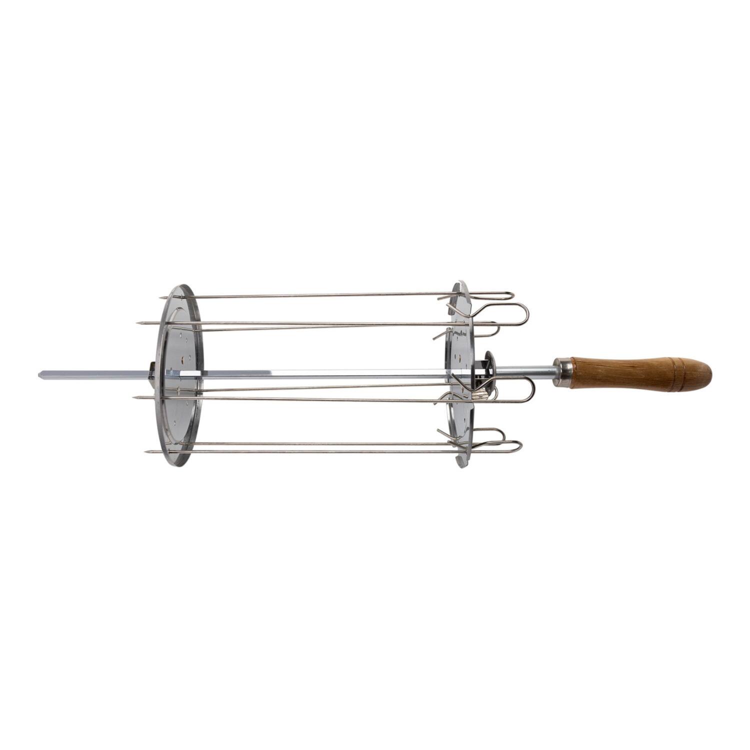 Front. ChefWave - ChefWave Sosaku Indoor Grill Kebab Set (Includes 7 skewers and 2 round plates).