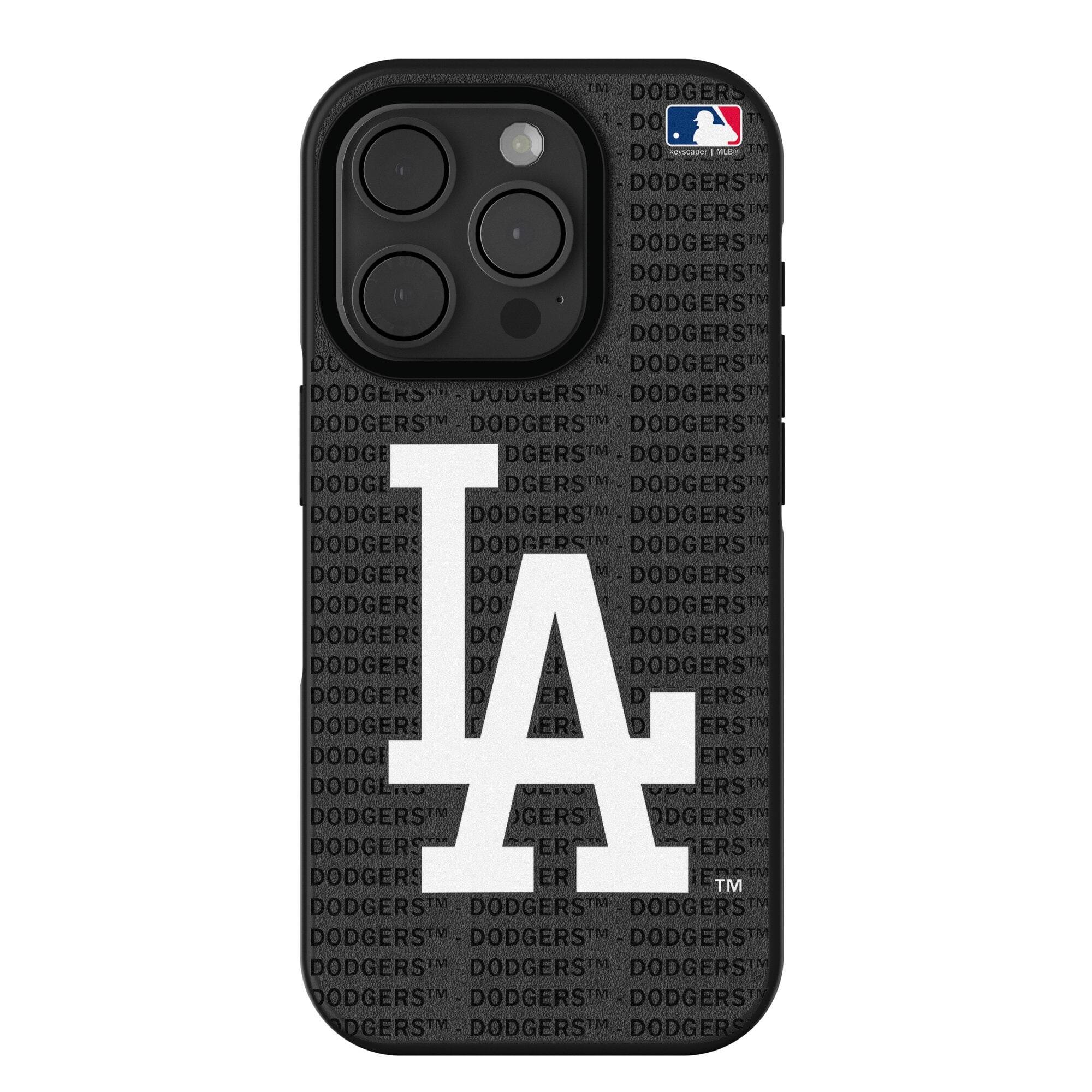 Keyscaper - MLB - Los Angeles Dodgers iPhone Text Backdrop Design Bump Case - 15 - Multicolor price history on PriceWatchPro