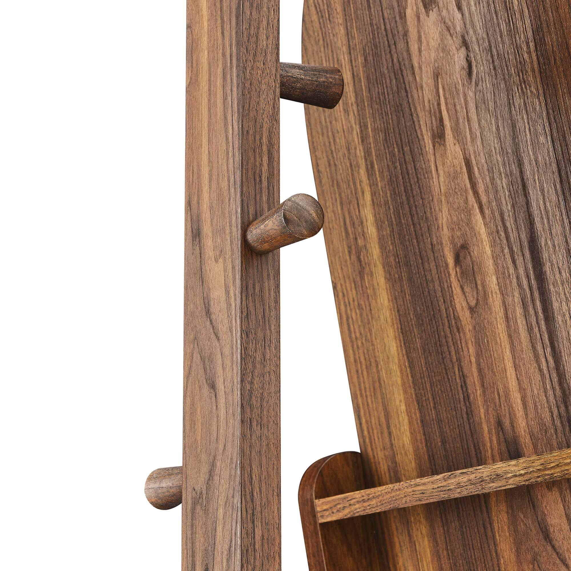 Alt View 6. Modway - Ascend Standing Mirror by Modway - Walnut.