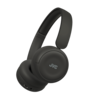 Front. JVC - On-Ear Wireless Headphones with Bluetooth 5.3 HAS59WB - Black.