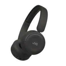 Front. JVC - On-Ear Wireless Headphones with Bluetooth 5.3 HAS59WB - Black.