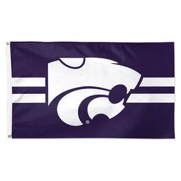 WinCraft - Kansas State Wildcats 3' x 5' Horizontal Stripe Deluxe Single-Sided Flag - Multicolor
