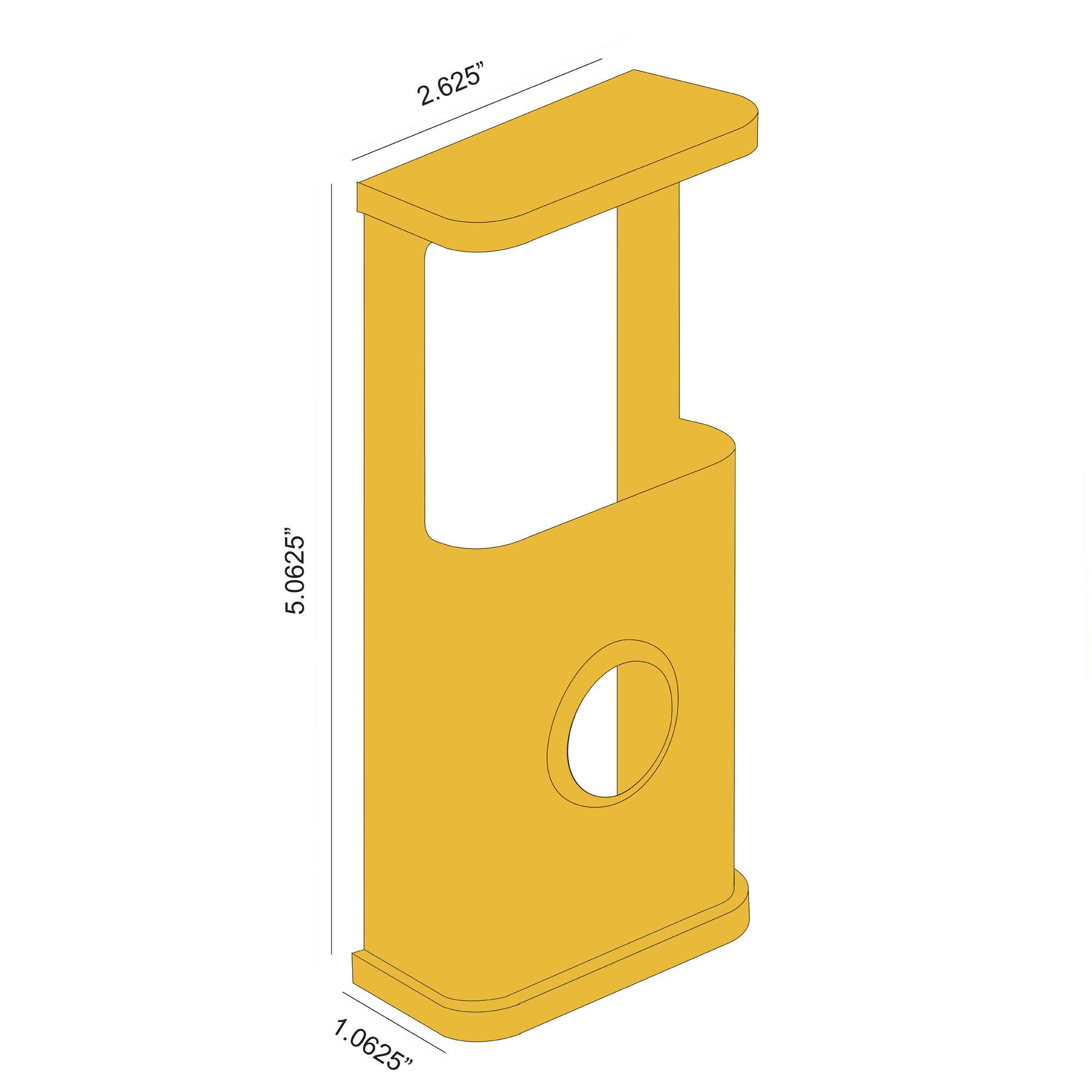 2.625"  
5.0625"  
1.0625"